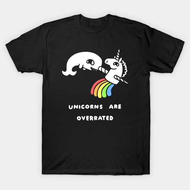 Unicorns Are Overrated T-Shirt by obinsun